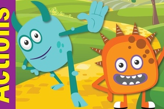Stand Up, Sit Down | Actions Songs for Children | Kindergarten, Preschool & ESL | Fun Kids English