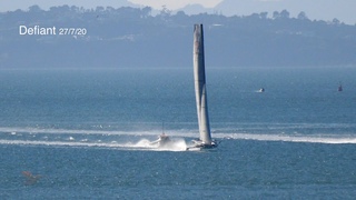 Defiant First Sail New Zealand