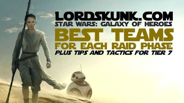 Best Teams and Tactics for Each Raid Phase, Star Wars: Galaxy of Heroes,