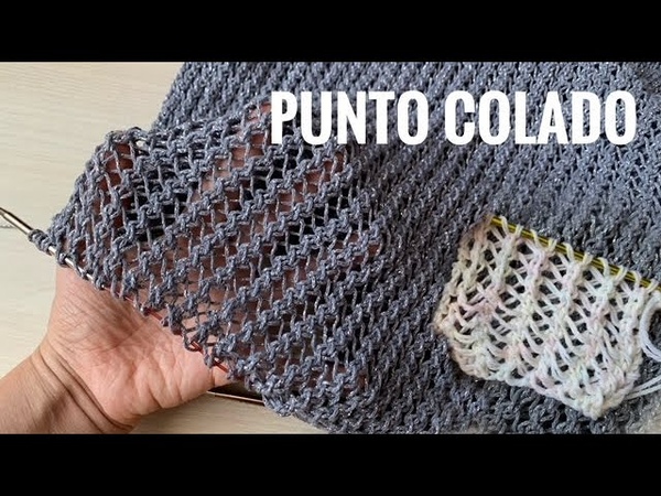 Punto colado ideal para prendas