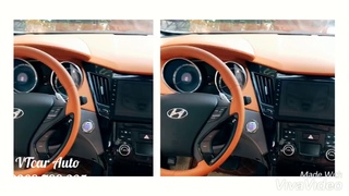[Hyundai Sonata] Quy trình Dán da Taplo xe Ô tô - Dán đổi màu Taplo xe Hyundai Sonata