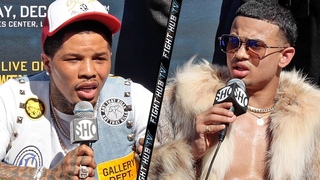 GERVONTA DAVIS VS ROLANDO ROMERO - FULL HEATED BACK & FORTH PRESS CONFERENCE & FACE OFF VIDEO