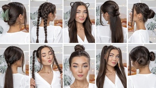10 EASY HEATLESS BACK TO SCHOOL HAIRSTYLES!