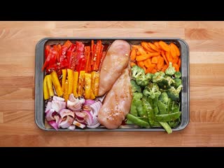 One-Pan Chicken And Veggie Meal Prep 2 Ways