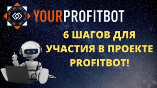 Profit Bot - 6 ШАГОВ для участия в проекте!