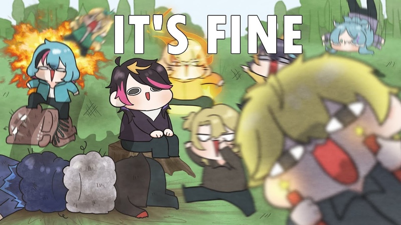 The Forest 10 trees + 90 NIJICHAOS ( LOUD WARNING), , Animation Nijisanji EN
