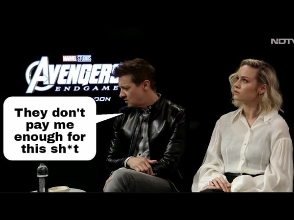 The Avengers Hate Brie Larson Jeremy Renner Throws MAJOR Shade At