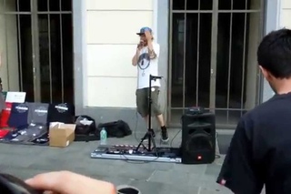 Mc Xander Pflasterspektakel Linz 2014