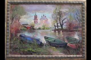 Игорь Сахаров, вид на реку Трубеж, 1 часть