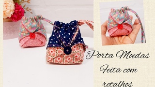 Porta Moedas feita de retalhos!