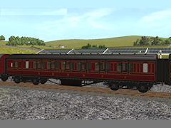 LMS P1 BCK (D1754) Composite Corridoor Brake Carriage