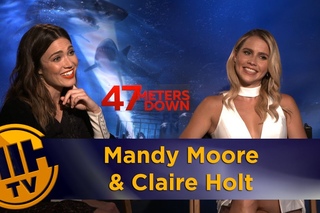 Mandy Moore & Claire Holt 47 Meters Down Interview