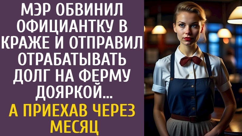 Мэр обвинил официантку в краже и отправил отрабатывать
