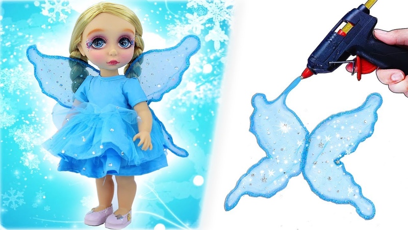 DIY BABY DOLL TRANSFORMATION, 3: Custom ELSA Fairy Doll Makeover Doll Hacks And