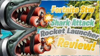 Shark Attack Rocket Launcher Review! Fortnite Stw