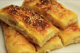 Baklava Phyllo Borek Recipe - Turkish Homemade Cheese Pie