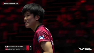FULL MATCH | Jonathan GROTH vs Tomokazu HARIMOTO | MS R32 | #SingaporeSmash 2024