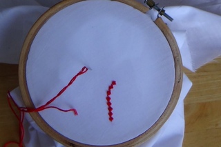 Hand Embroidery: Bead Stitch