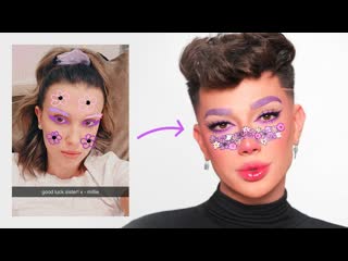 My Friends Draw My Makeup Looks!