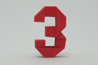 Origami Number 3