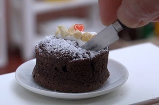 MiniFood Gateau au Chocolat　食べれるミニチュア　ガトーショコラ