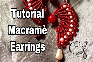 Tutorial Orecchini Macramè 3