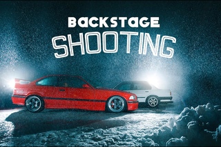 Backstage shooting  BMW e30  e36 Lowdaily.