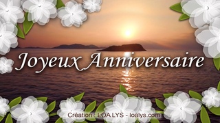 45 - JOYEUX ANNIVERSAIRE - Jolie carte d’anniversaire positive