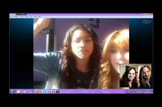 Bella Thorne & Zendaya Coleman in Skype!