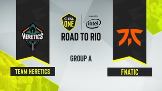 CS:GO - Team Heretics vs. Fnatic [Nuke] Map 1 - ESL One Road to Rio - Group A - EU