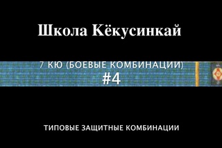 ТИПОВАЯ ЗАЩИТНАЯ КОМБИНАЦИЯ 7 КЮ - TRAINING KYOKUSHIN KARATE - ПОДГОТОВКА БОЙЦА