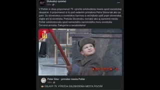 V Poltári si pripomenuli 79. výročie oslobodenia Červenou armádou spod nacistickej okupácie