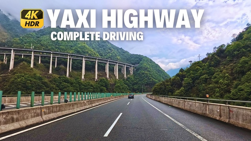 Yaxi Expressway Chinas Marvelous Engineering Scenic Drive 4 K HDR