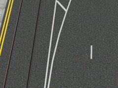 UK mkg dbl div line 20 no traffic