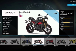 RIDE - Motorbikes & Tracks List