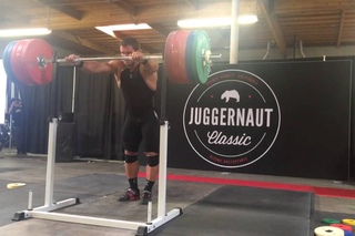 Dmitry Klokov - pause jerk from the rack - 231 kg (508 lbs)