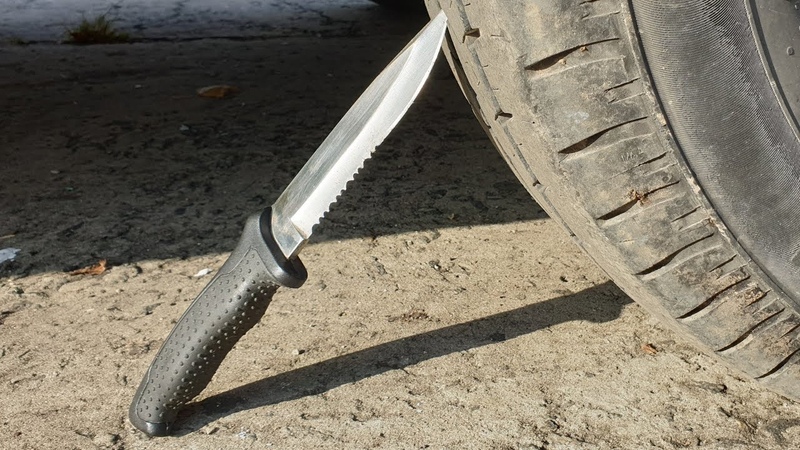 Crushing Crunchy Soft Things by Car EXPERIMENT CAR vs KNIFE by Max