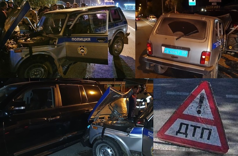 Полицейский разбил две машины в КЧР