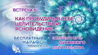 КАК ПРОБУДИТЬ В СЕБЕ ЦЕЛИТЕЛЬСТВО И ЯСНОВИДЕНИЕ. Бесплатный марафон. Встреча 6