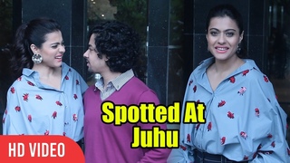 Kajol And Riddhi Sen Spotted At Juhu | Promoting Helicopter Eela