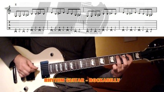 Rockabilly Rhythm GUITAR LESSON with TAB