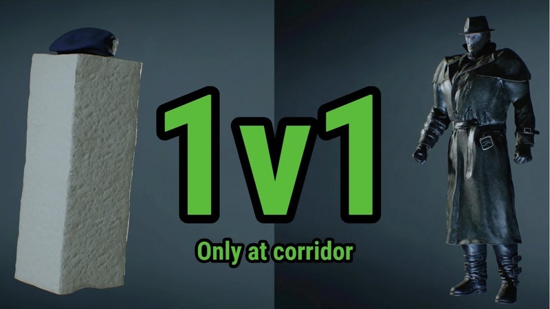 Resident Evil 2 Tofu VS Tyrant ( Only Corridor No
