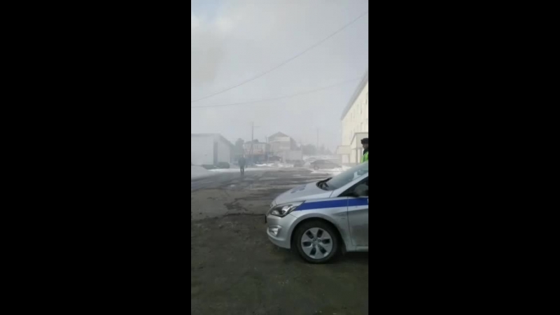 Пожар возле магазина Лилия (Шевченко