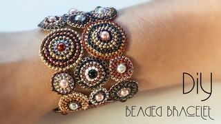 Bracelet ! DIY Beaded Bracelet ! Black Pearl