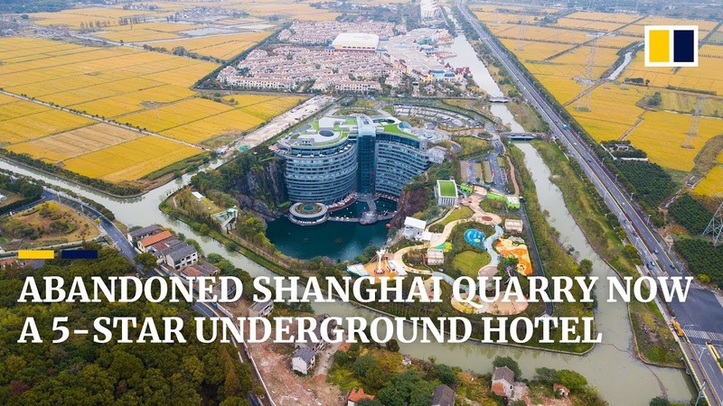 Abandoned Shanghai quarry now a 5 star underground