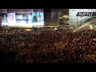 Массовые протесты в Гонконге  LIVE