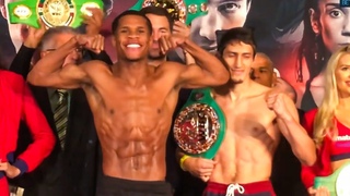 Devin Haney vs Zaur Abdullaev FACE OFF @ WEIGH IN