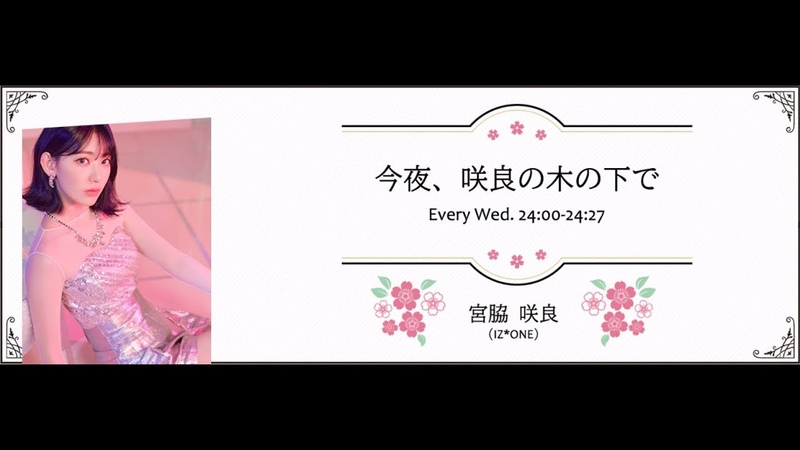 210825 219回, 今夜 咲良の木の下で (さくのき), 오늘밤, 사쿠라 나무 아래서