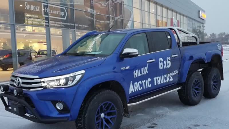 Внедорожные монстры ARCTIC TRUCKS проедут всюду. .. Даже по