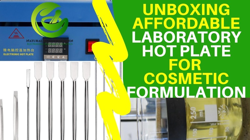 Unboxing Best Adjustable Temperature Cosmetic Laboratory Hot Plate For Skincare